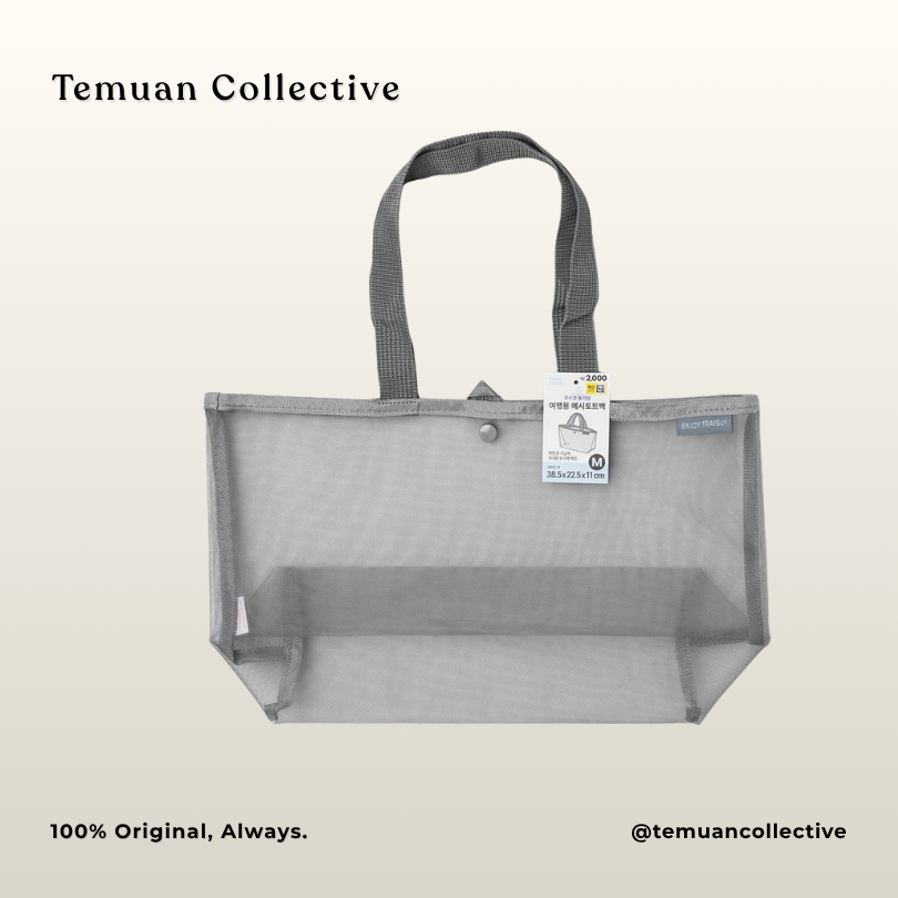 Mesh Tote Bag & Pouch Travel