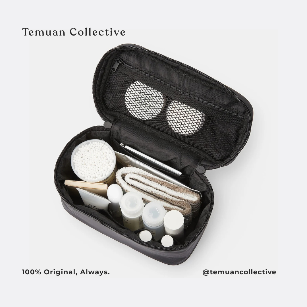 MUJI Nylon Pouch with Handle