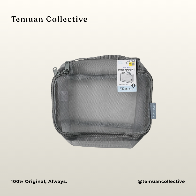 Mesh Tote Bag & Pouch Travel