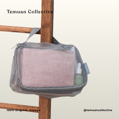 Mesh Tote Bag & Pouch Travel
