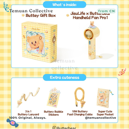 JISULIFE x Butter Bear Pro 1 Handheld Fan