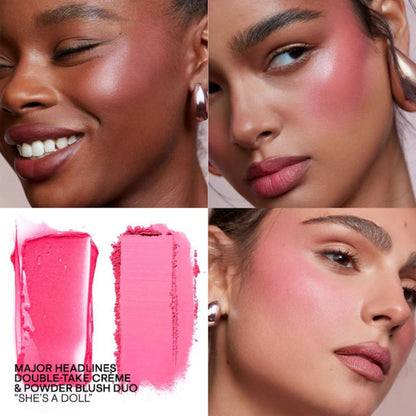 PATRICK TA Major Headlines Double Take Crème & Powder Blush Duo