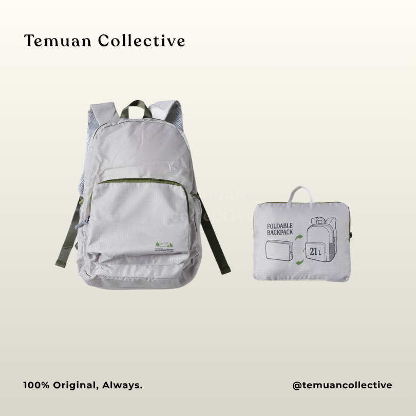 Simple Travel Toiletry Bag / 3-Fold Toiletry Bag / Foldable Storage Backpack / Stand-Up Toiletry Bag