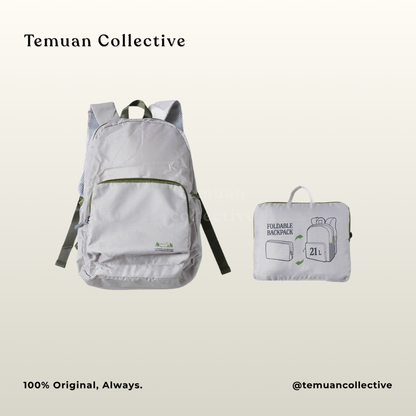 Simple Travel Toiletry Bag / 3-Fold Toiletry Bag / Foldable Storage Backpack / Stand-Up Toiletry Bag