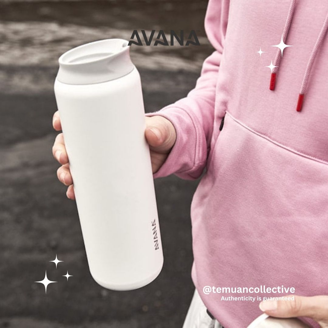 AVANA BECKRIDGE Stainless Steel Double Wall FREESIP Insulated Water Bottle, 32oz (946ml)