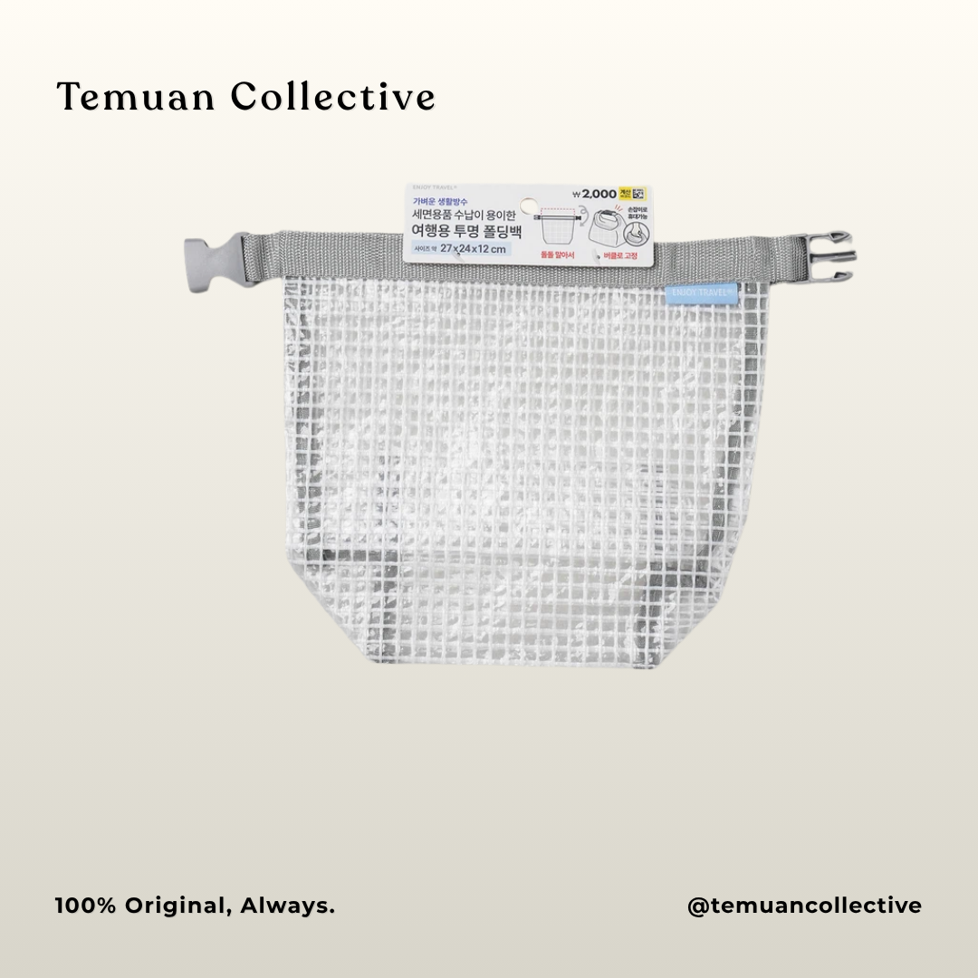 Transparent Tote Bag & Pouch Travel