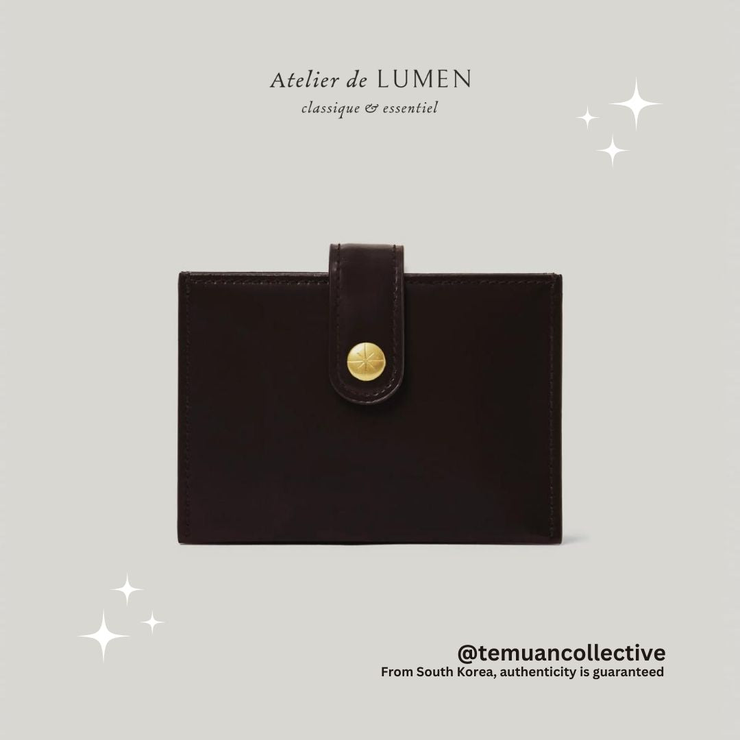 Atelier de Lumen Double Card Holder Accordion Leather Wallet