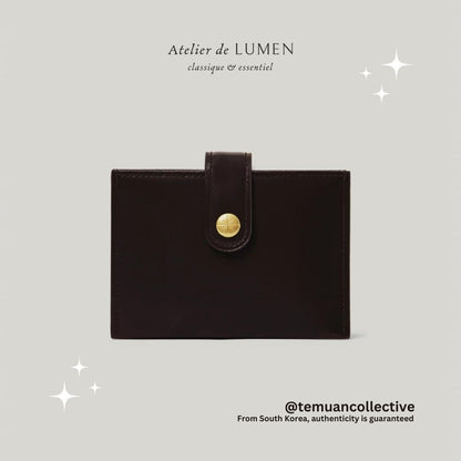 Atelier de Lumen Double Card Holder Accordion Leather Wallet
