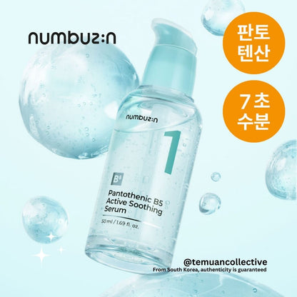 numbuzin Pantothenic B5 Active Soothing Serum 50ml + Refill