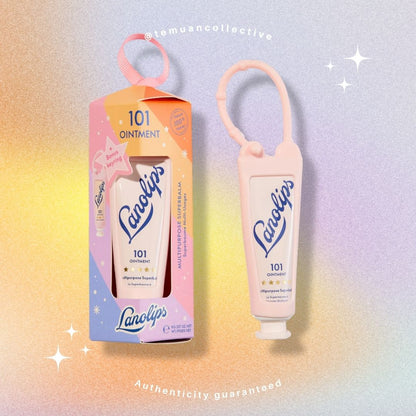 Lanolips 101 Ointment Strawberry & Phone Lip Balm Holder 10g