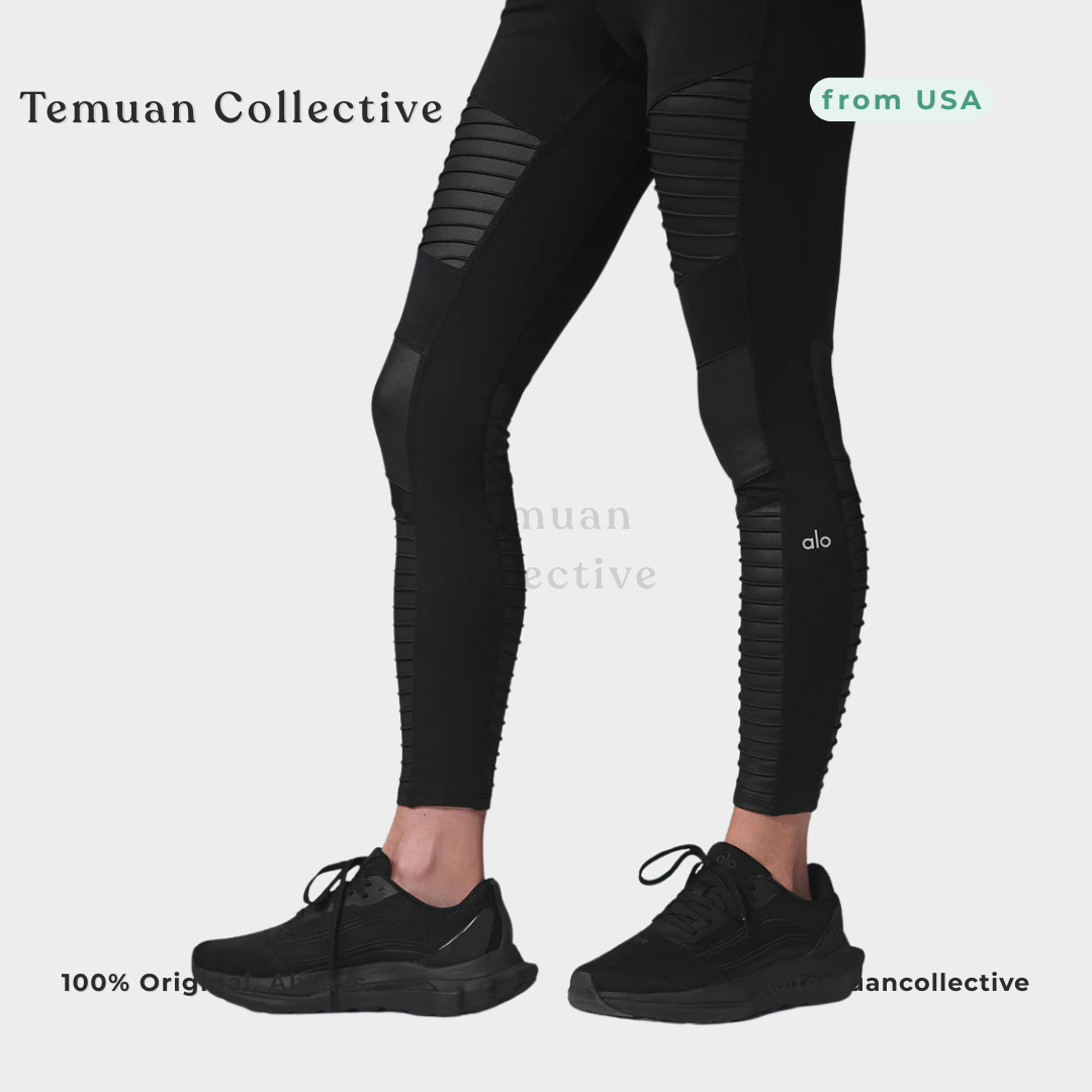 Alo Yoga High-Waist Moto Legging Black