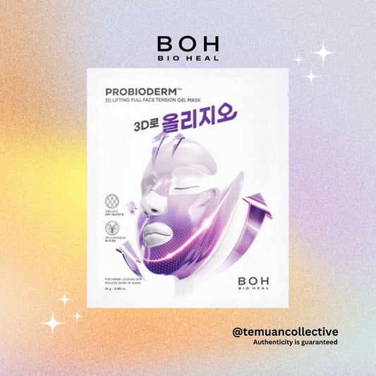BIOHEAL BOH Probioderm 3D Lifting Full Face Tension Gel Mask Sheet 3ea Set