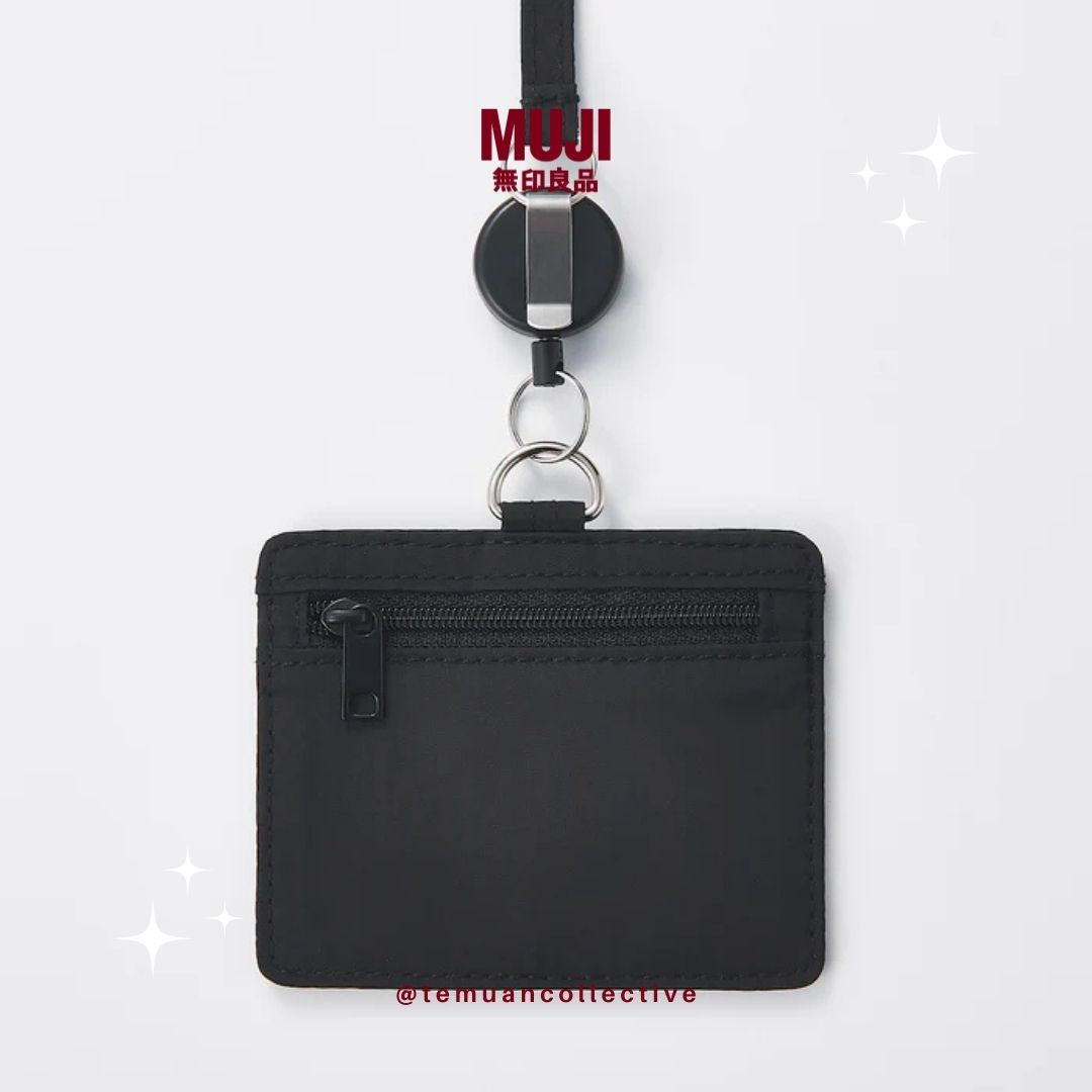 MUJI Japan Stretchy Polyester Card Holder
