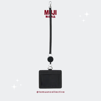 MUJI Japan Stretchy Polyester Card Holder