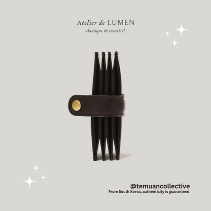 Atelier de Lumen Double Card Holder Accordion Leather Wallet