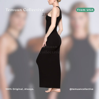 SKIMS Soft Lounge High Neck Tank Dress