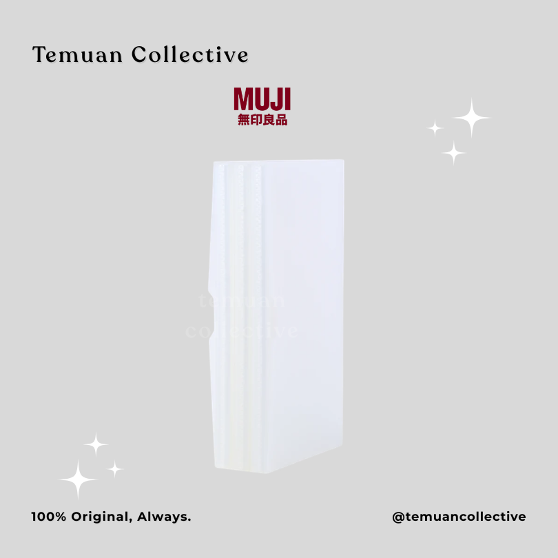 MUJI Polypropylene High Transparency Album 3 Rows (132 Pockets)