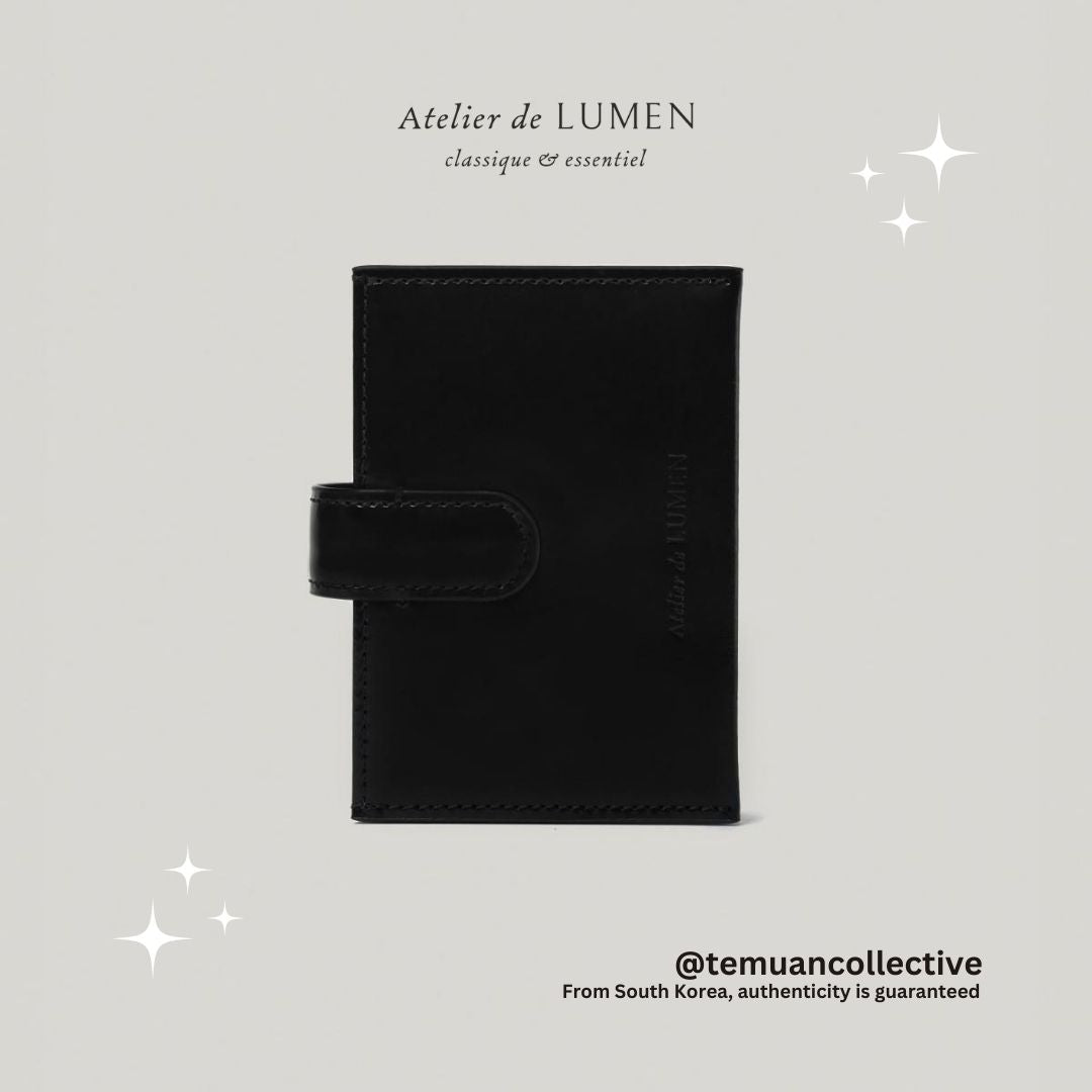 Atelier de Lumen Double Card Holder Accordion Leather Wallet