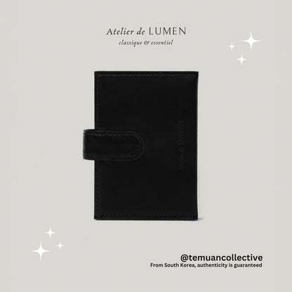 Atelier de Lumen Double Card Holder Accordion Leather Wallet