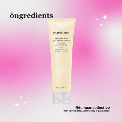 Ongredients Centella Asiatica Skin Barrier Calming Lotion