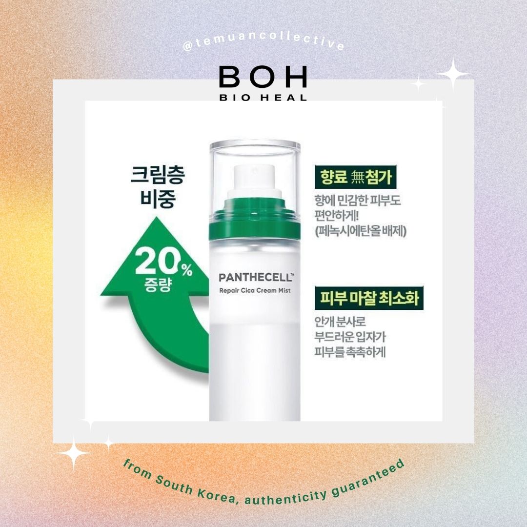 BIOHEAL BOH Panthecell Repair Cica Cream Mist New Upgraded to 120mL