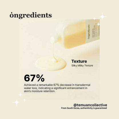 Ongredients Centella Asiatica Skin Barrier Calming Lotion