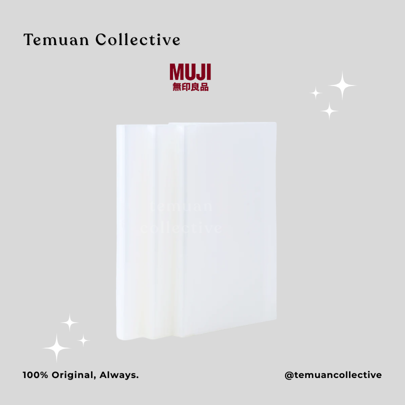 MUJI Polypropylene High Transparency Album 3 Rows (132 Pockets)