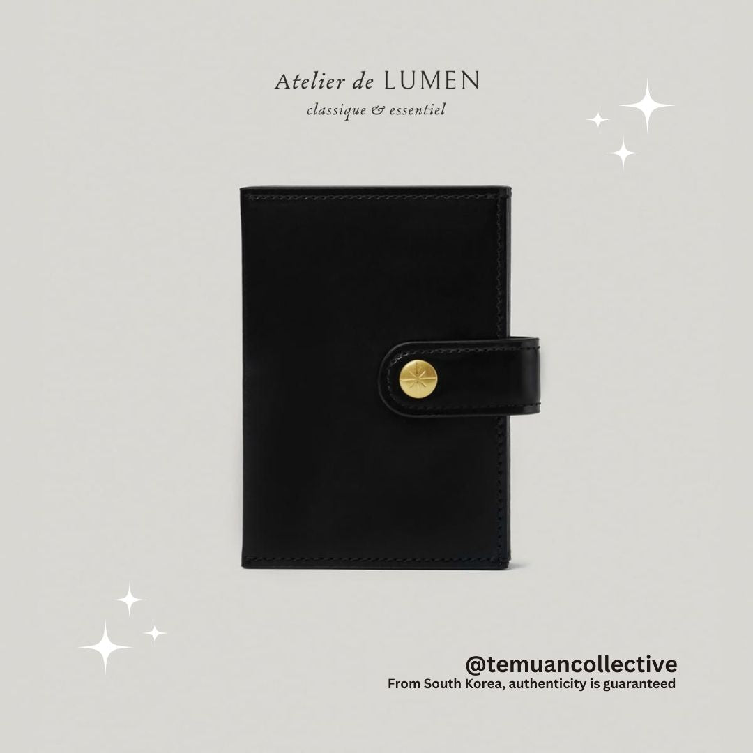 Atelier de Lumen Double Card Holder Accordion Leather Wallet