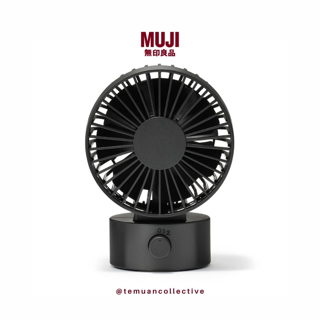 MUJI Japan Low Noise Usb Desk Fan