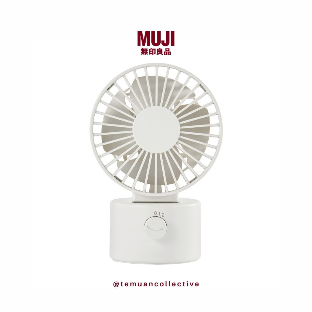 MUJI Japan Low Noise Usb Desk Fan