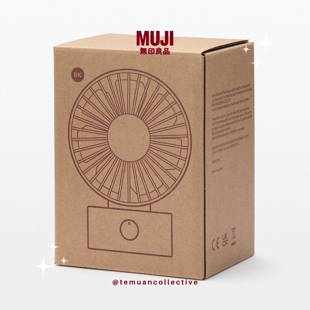MUJI Japan Low Noise Usb Desk Fan