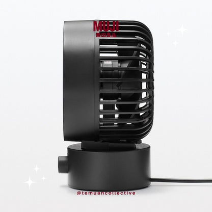 MUJI Japan Low Noise Usb Desk Fan
