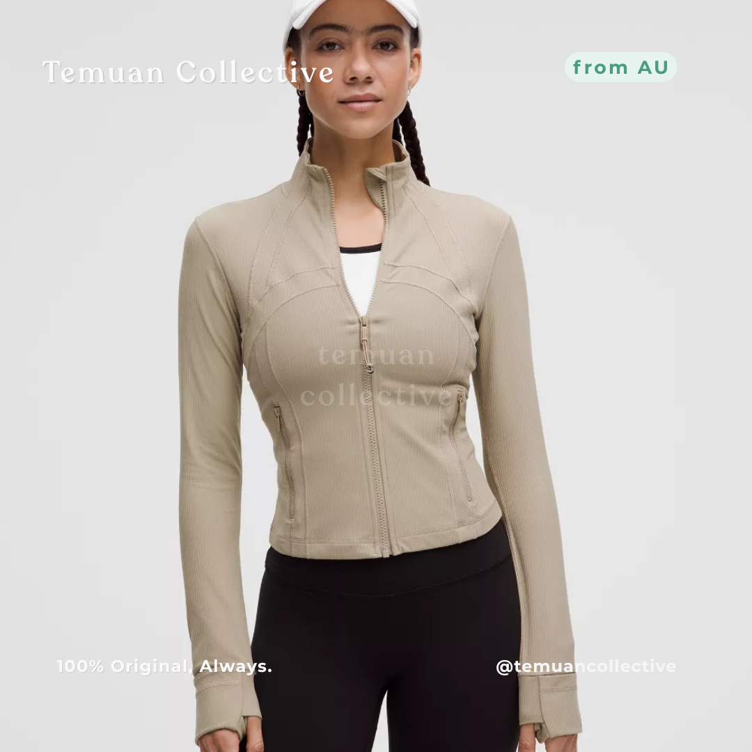 Lululemon Define Cropped Jacket Ribbed Nulu