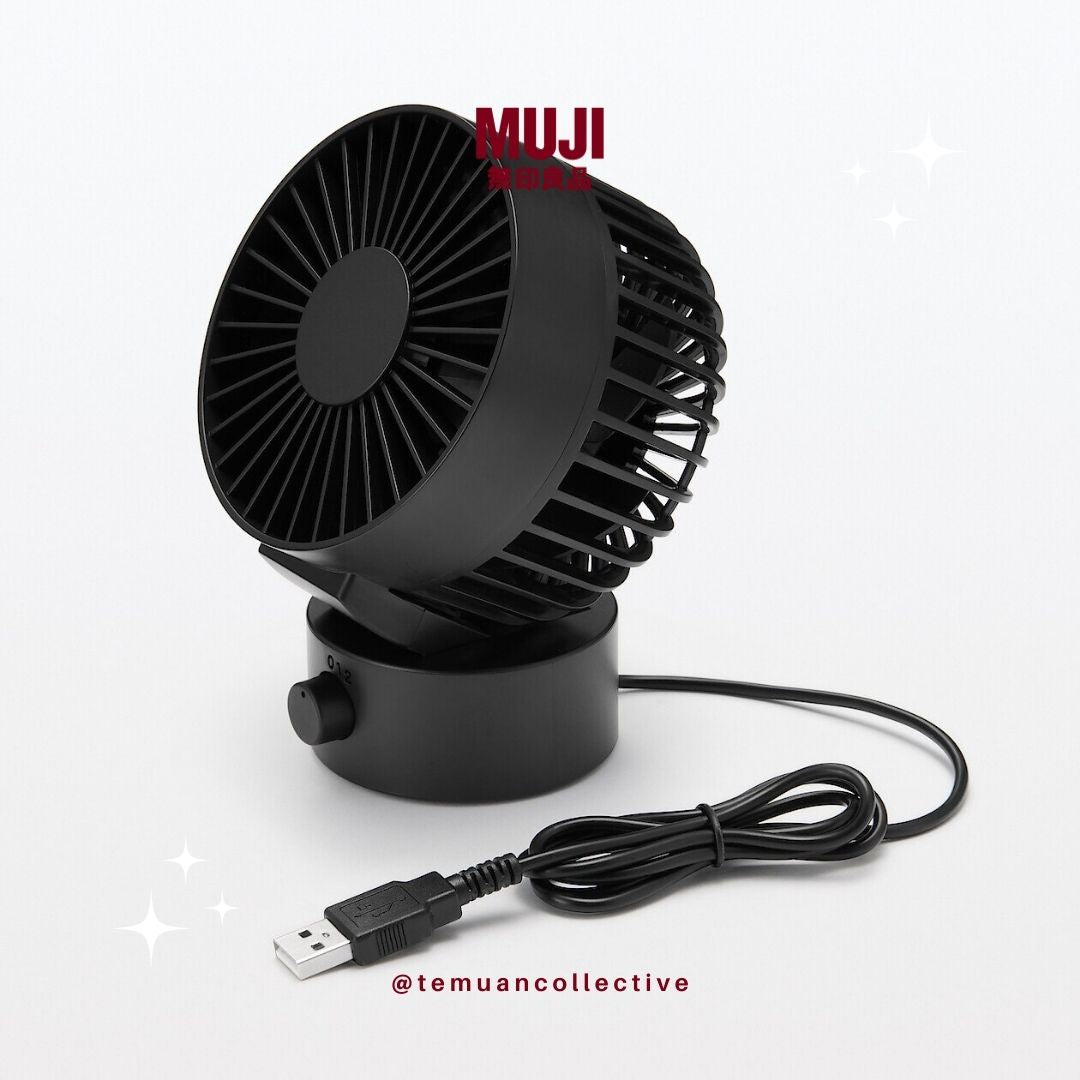MUJI Japan Low Noise Usb Desk Fan