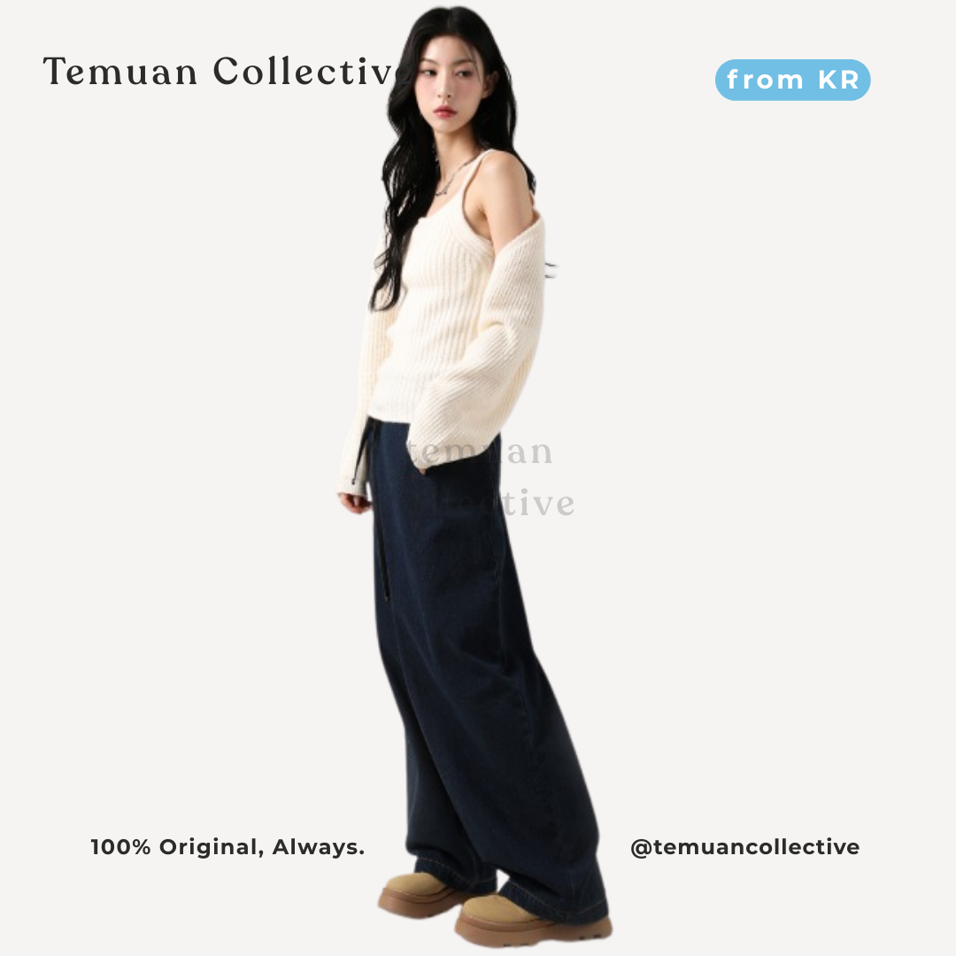 Avandress String Wrap Wide Pants