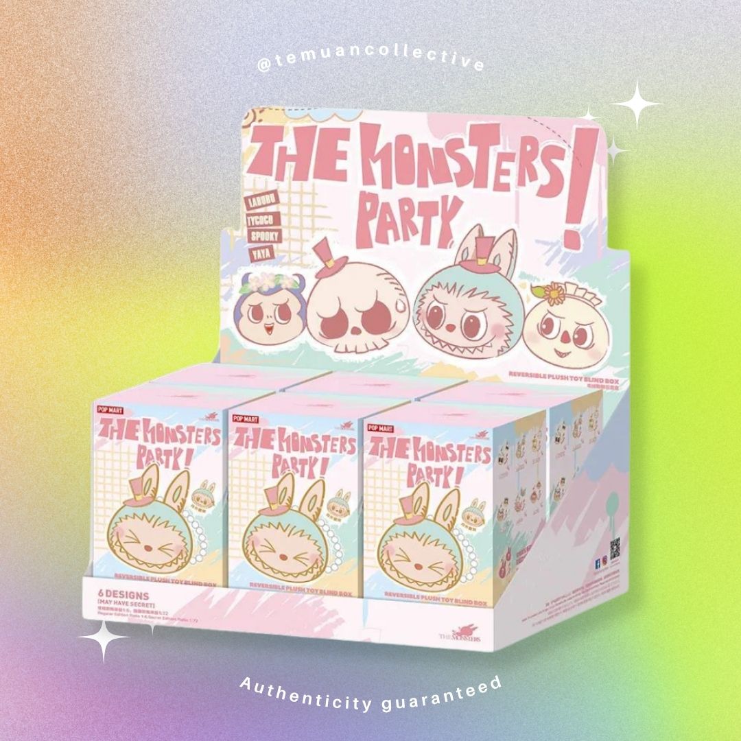 POP MART The Monsters Party Series Reversible Plush