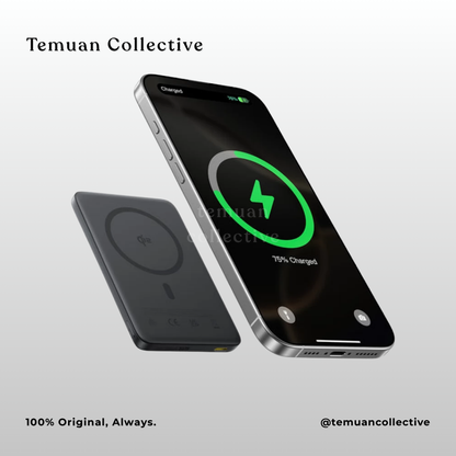 Baseus PicoGo AM41 Ultra Slim Magnetic Power Bank Built In Cable 10000mAh 27W