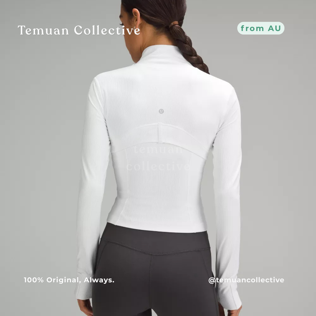 Lululemon Define Cropped Jacket Ribbed Nulu