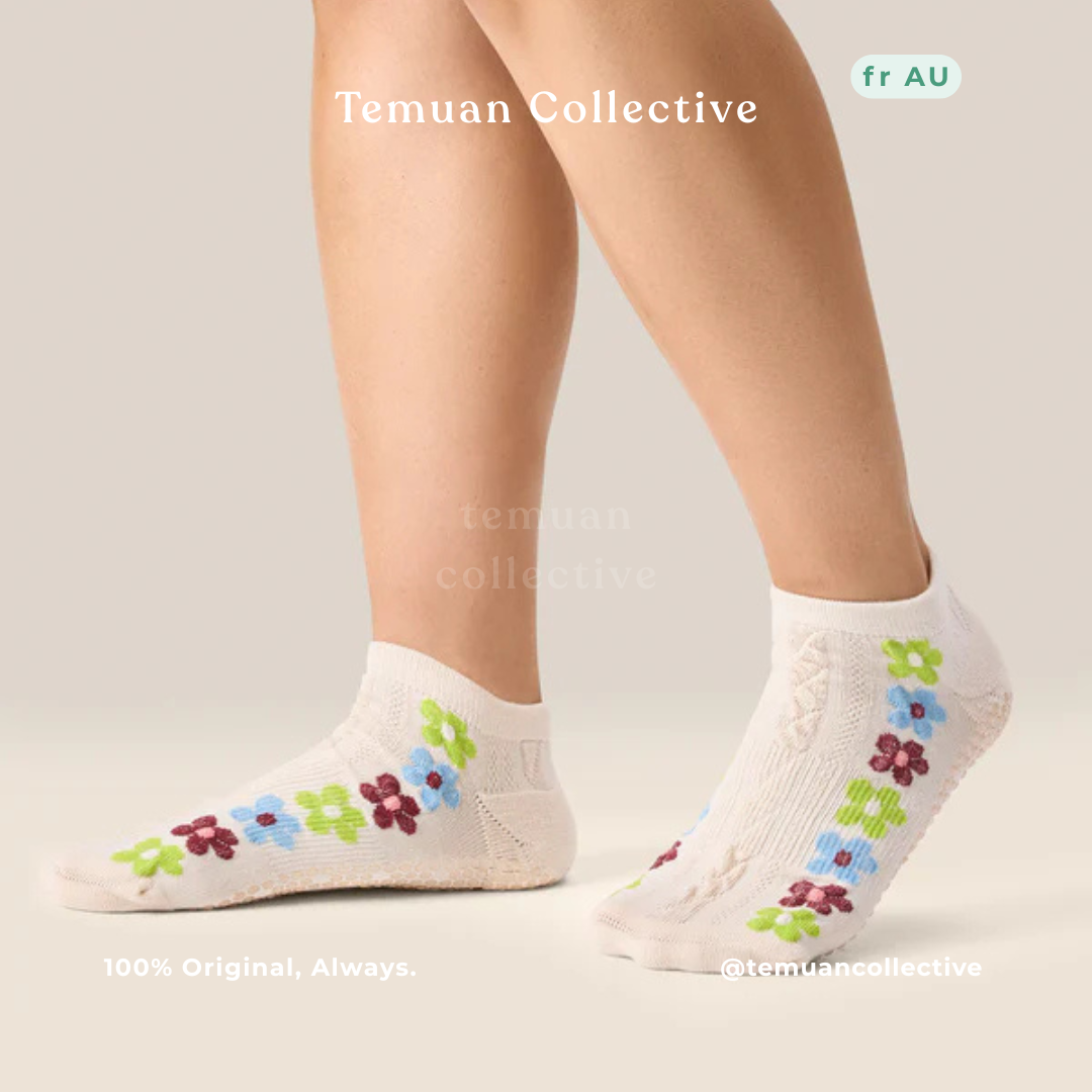 MoveActive Classic Low Rise Grip Pilates Socks