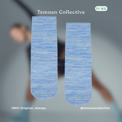 MoveActive XS & L Crew Non Slip Grip Pilates Socks