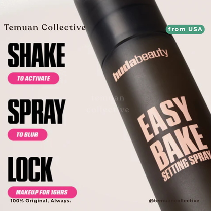 HUDA BEAUTY - Easy Bake Blurring Setting Spray with 16-Hour Wear