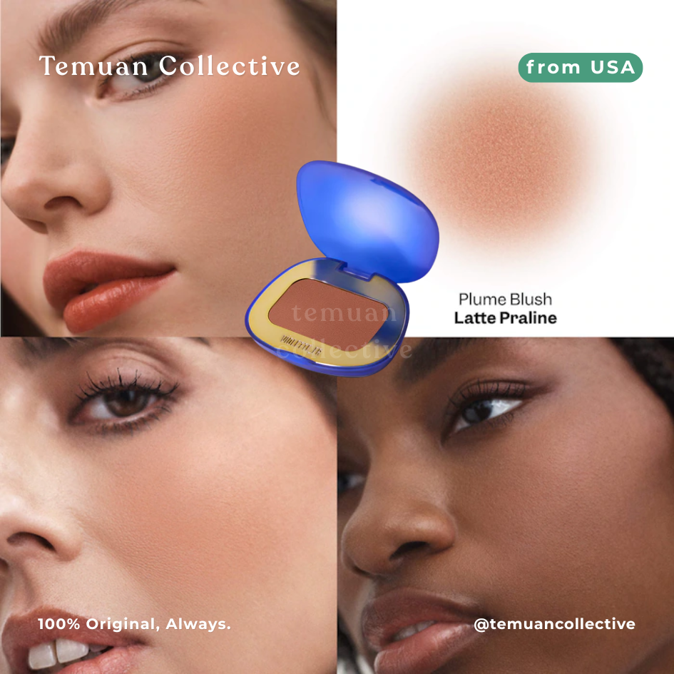 VIOLETTE_FR Plume Blush Feather Matte Cream Powder Cheek Melt