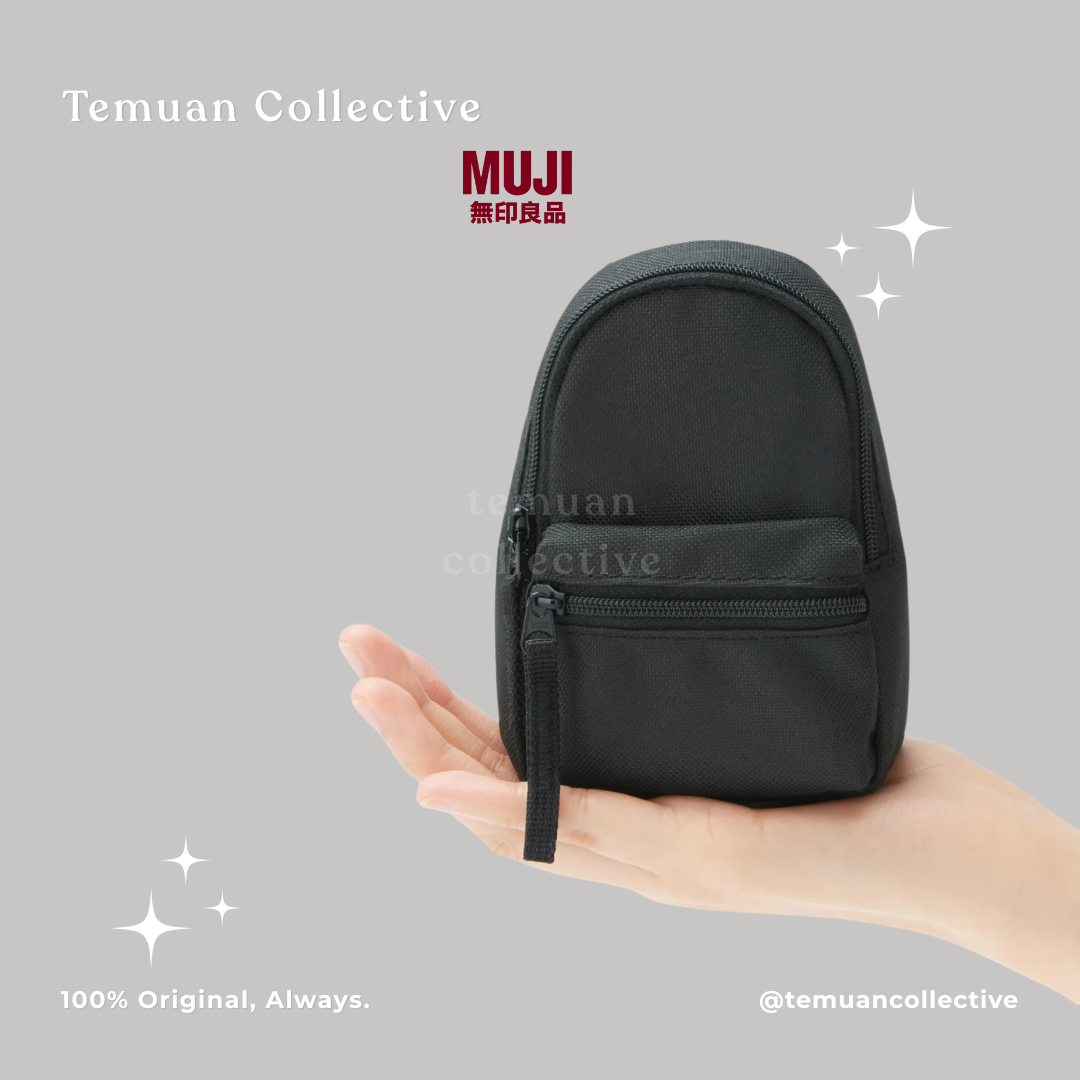 MUJI Mini Water Repellent Backpack / Mini Canvas Tote Bag / Shoulder Strap Belt