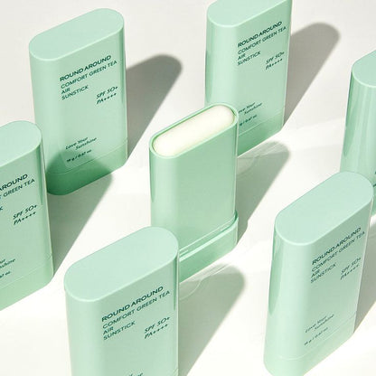 ROUND A'ROUND Comfort Green Tea Air Sunstick 19g