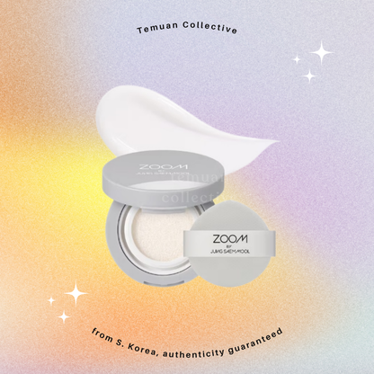 ZOOM by JUNG SAEM MOOL Sebum Down Cushion, Glossy Up Cushion, Tone Prep Booster & Makeup Fixer