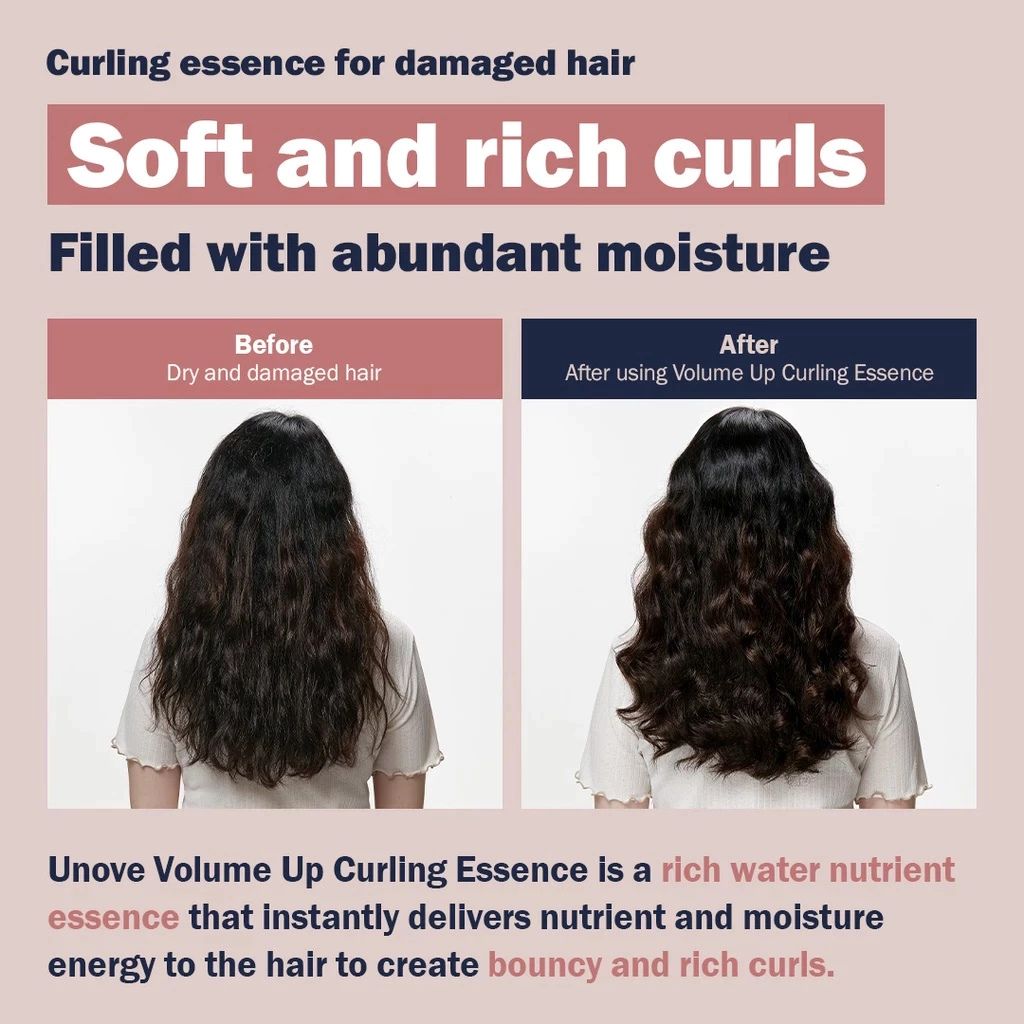 UNOVE Volume Up Curling Essence 147ml