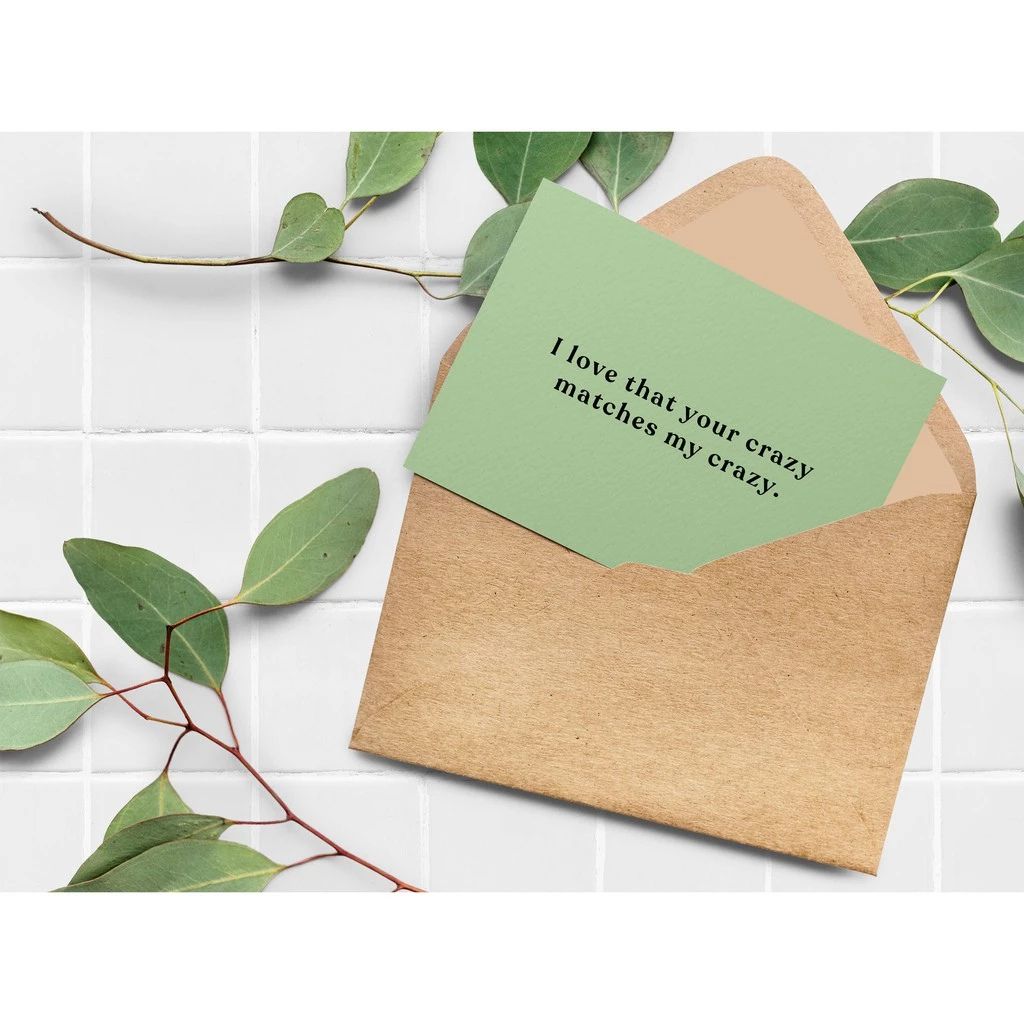 Simple Design Greeting Card Lettering