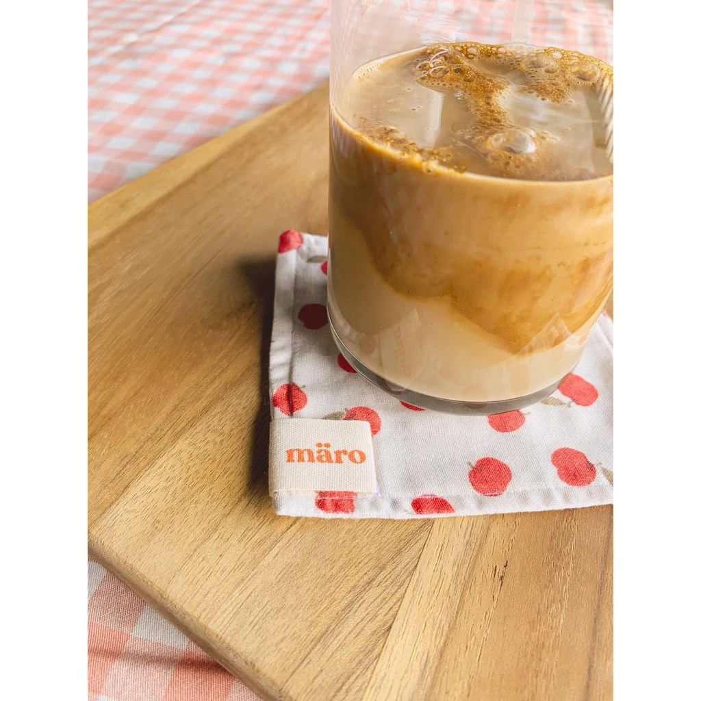 maro Fabric Coaster Props Dining Set Decor