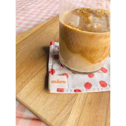 maro Fabric Coaster Props Dining Set Decor