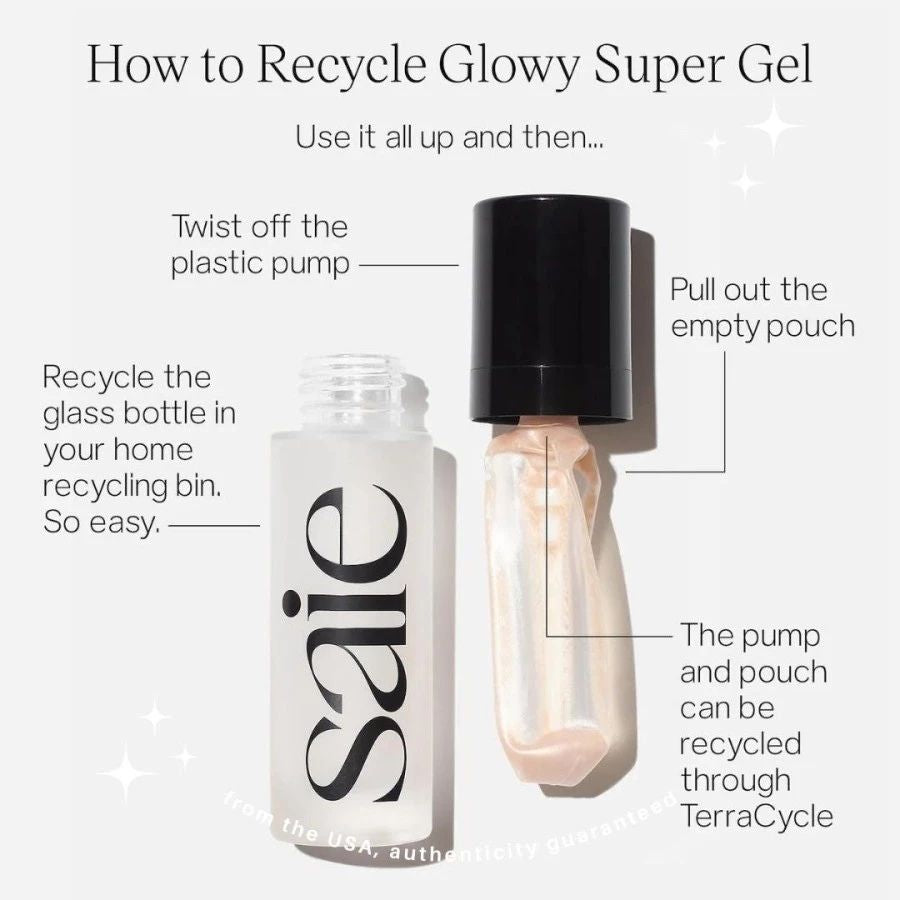 Saie Mini Glowy Super Gel Lightweight Dewy Highlighter